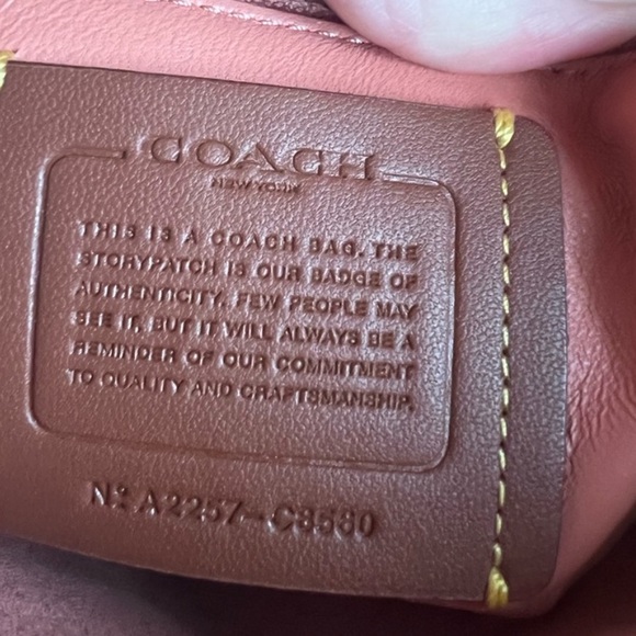 Coach Madison Quilted Leather Pillow Bag Chain Pink Coral - Picture 9 of 15